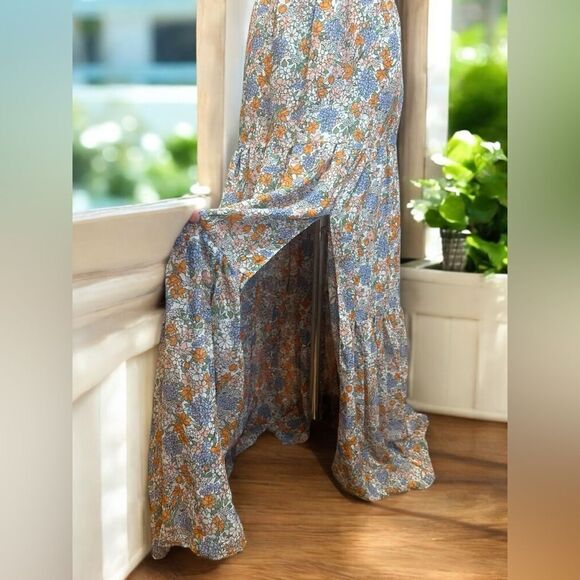 Veronica Beard Florencia $798 100% Silk Floral Maxi Size 12 - Picture 10 of 16